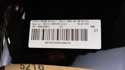 Original Volkswagen Golf R32 GTI Stoßstange Schutz Schwarz 5G9807568AC041