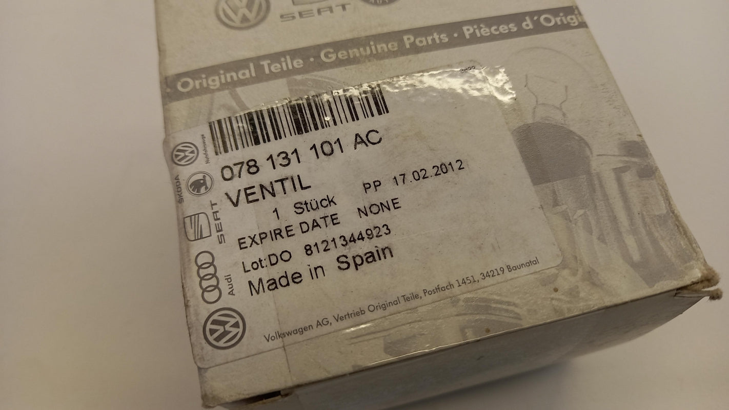 Original SKODA Superb VW Passat Ventil Sekundärluftpumpsystem 078131101AC
