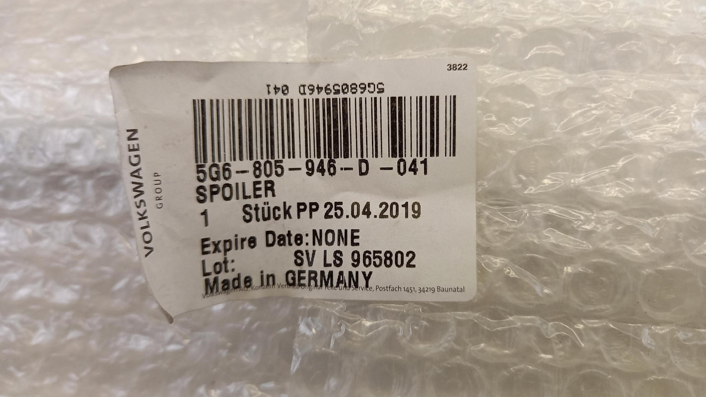 Original OE Volkswagen Spoiler 5G6805946D041