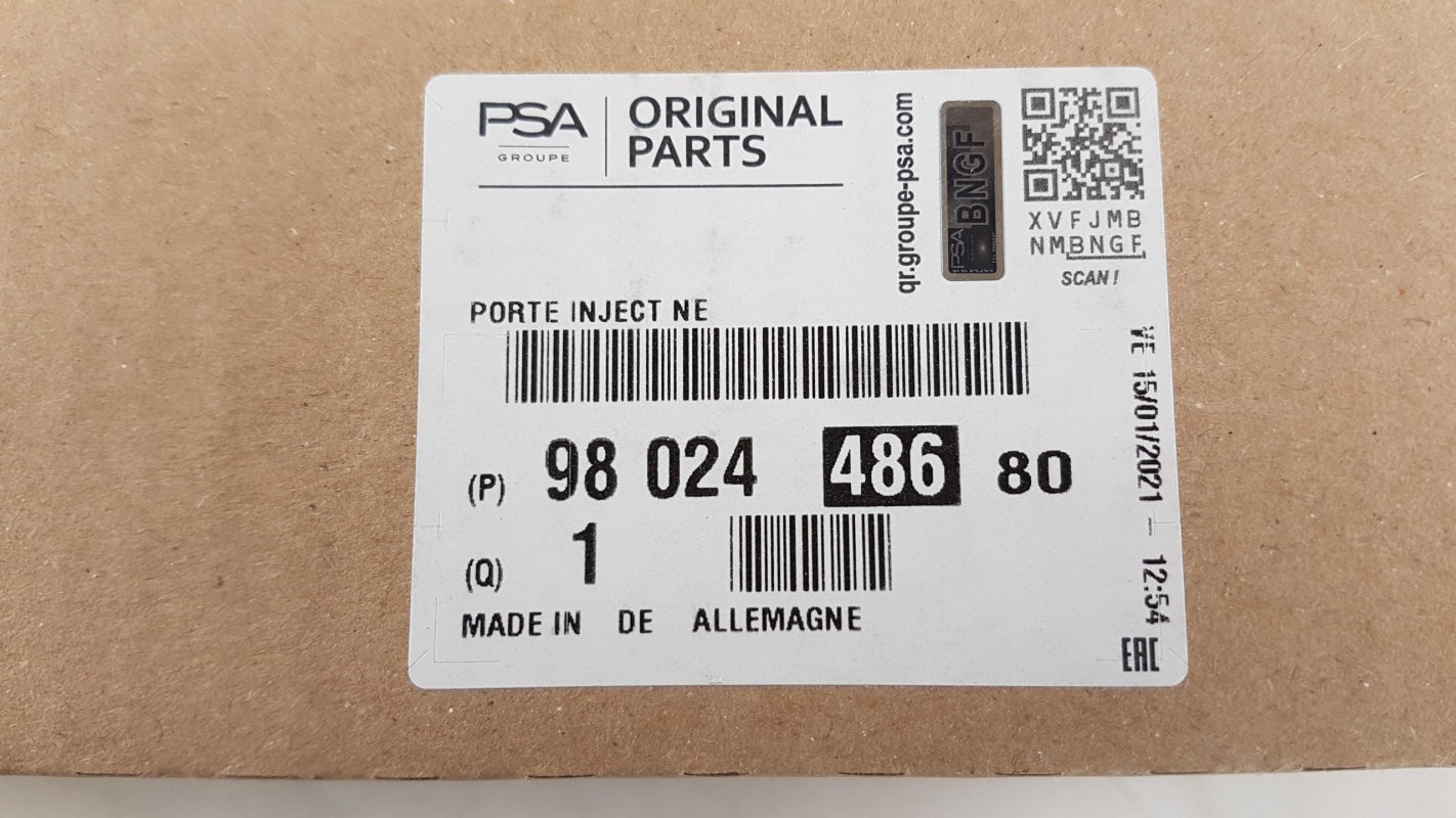 Original PEUGEOT 208 308 508 CITROEN C4 C5 Berlingo Injektor 1.6 HDi 9802448680