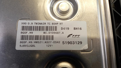 Original FIAT 500 Motorsteuergerät 51903129