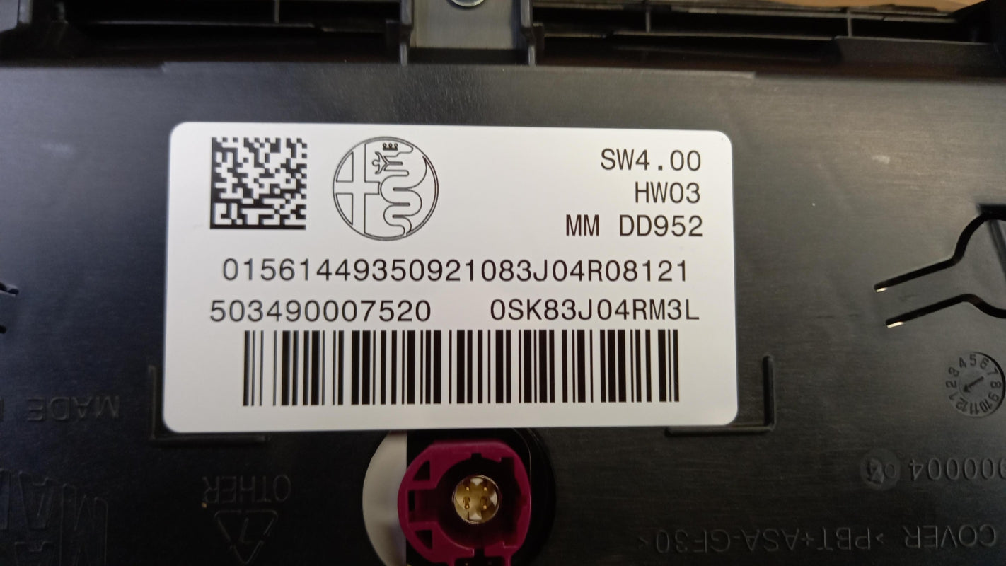 Original OE FIAT Anzeigeeinheit 156144935