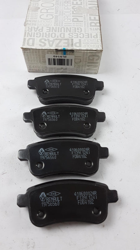 Original RENAULT Megane III Fluence Bremsbeläge Bremsklötze hinten 440604694R