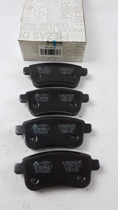 Original RENAULT Megane III Fluence Bremsbeläge Bremsklötze hinten 440604694R