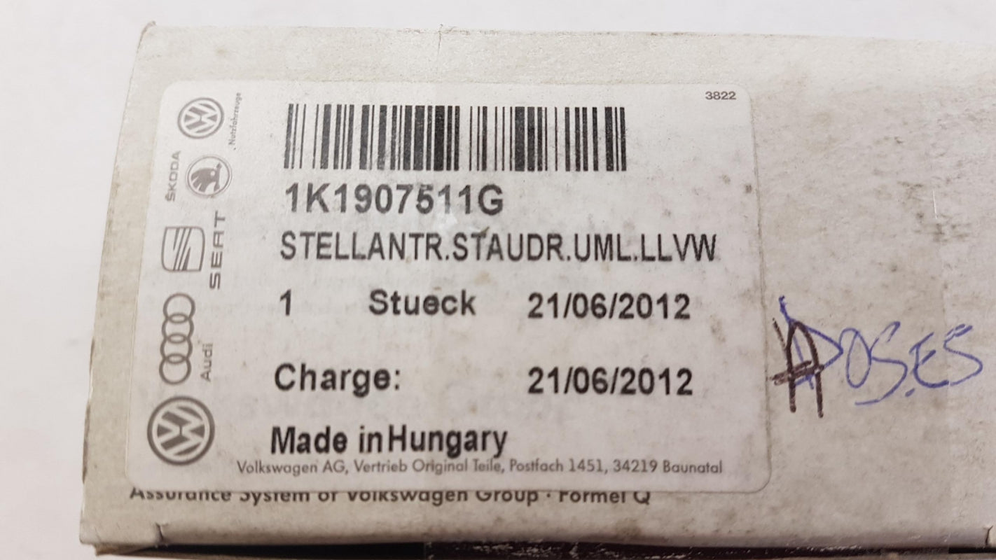 Original AUDI A3 TT VW Golf Touran SEAT SKODA Mischklappe Stellmotor 1K1907511G