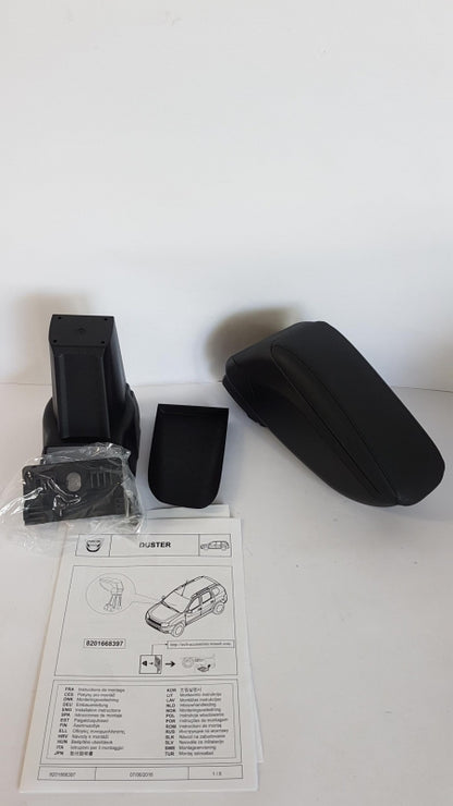 Original RENAULT DACIA Duster I '13-'17 Armlehne 1L schwarz 8201668397