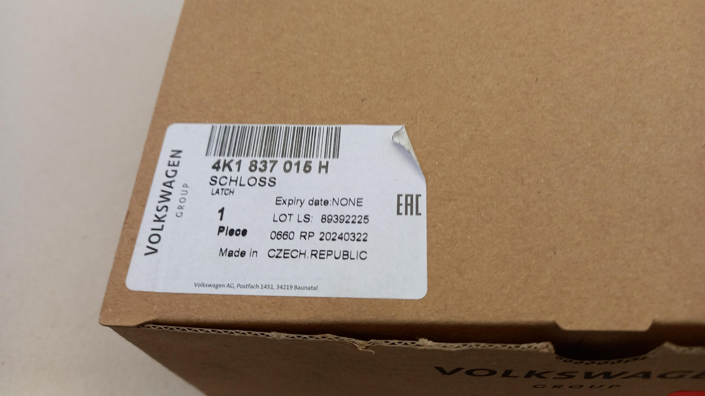 Original OE Volkswagen Türschloss 4K1837015H