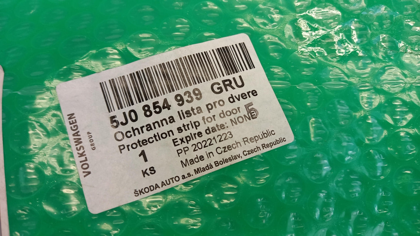Original OE Volkswagen Tür Zierleiste 5J0854939GRU