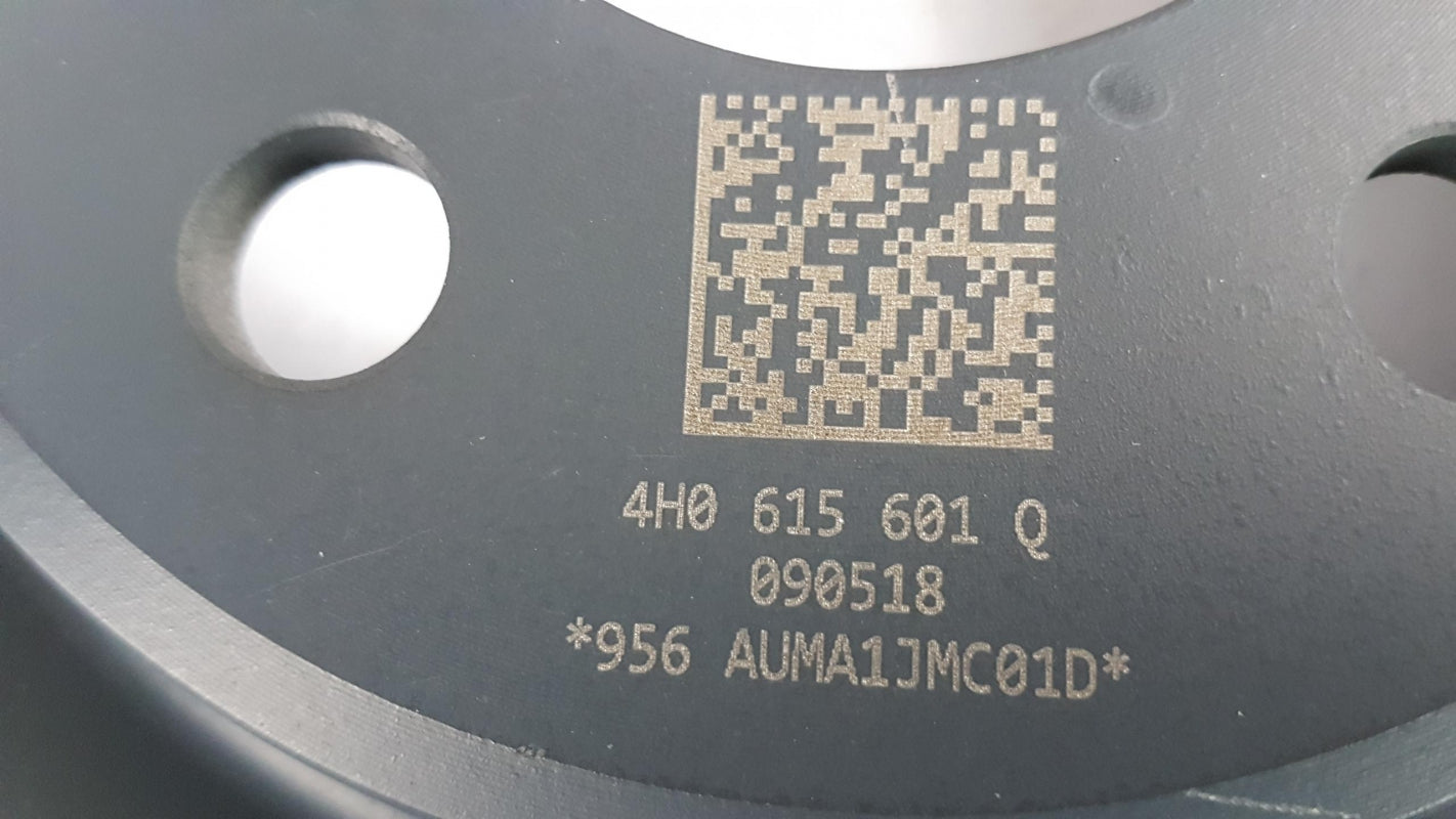 Original AUDI A8 '11-'17 Bremsscheibe (1 stück) belüftet hinten 4H0615601Q