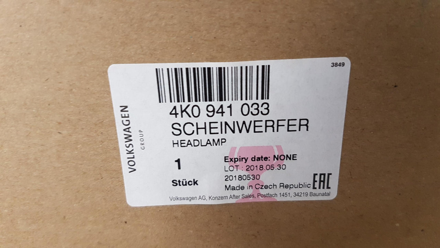 Original AUDI A6 V (2019-) Frontscheinwerfer Scheinwerfer Links 4K0941033