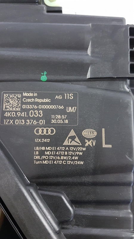 Original AUDI A6 V (2019-) Frontscheinwerfer Scheinwerfer Links 4K0941033