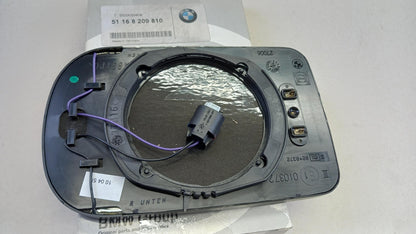 Original BMW 5' E39 7' E38 Außenspiegelglas rechts 51168209810