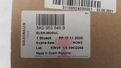 Original VW Golf VI (5K) SKODA Superb II 3T Yeti '10-'13 Schleifring 5K0953549B