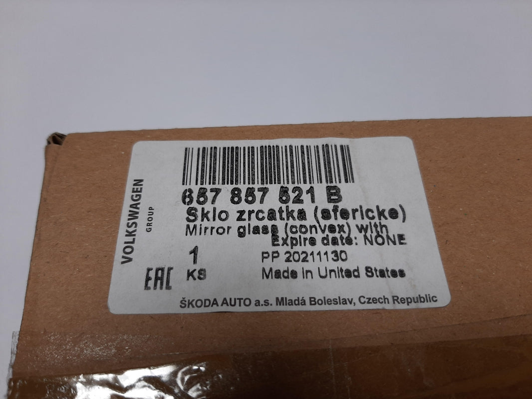Original SKODA Kamiq /Scala Außenspiegelglas Spiegelglas konvex Links 657857521B