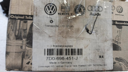 Original VW Transporter '97-'04 Bremsbelag-Satz hinten 7D0698451J