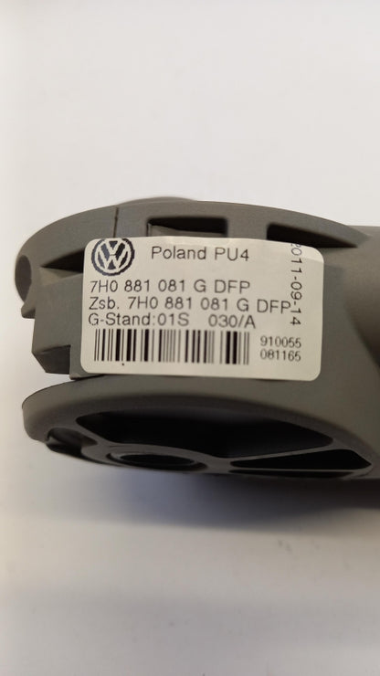 Original VW Transporter 10-15 Armlehne Vorne Links Klassisch Grau 7H0881081GDFP