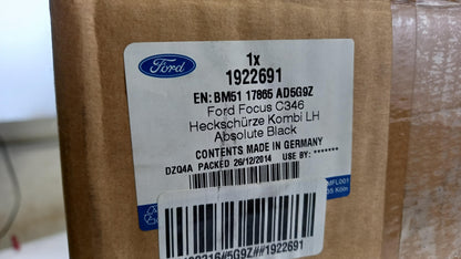 Original FORD Focus 2014> Hinten Stoßfängerabdeckung 1922691
