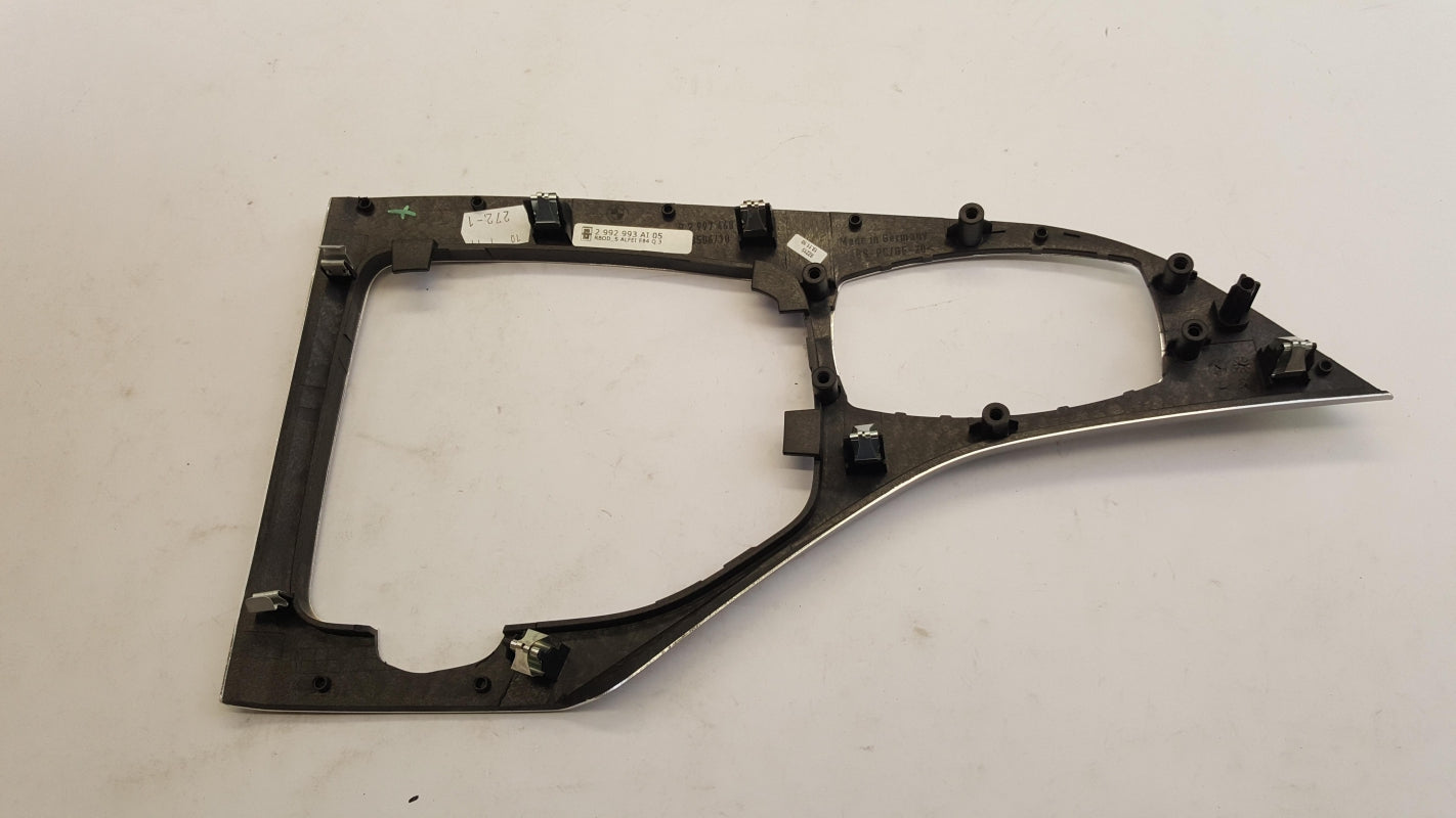 Original BMW X1 E84 RHD Mittelkonsole Blende Alu feinschliff 51162992993