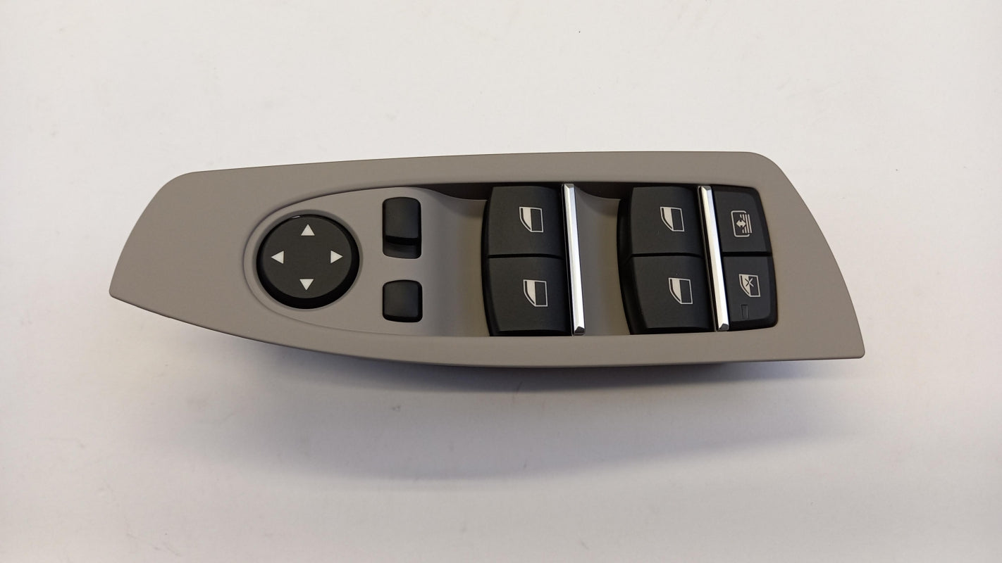 Original BMW 7er F01 F02 F03 F04 Fensterheberschalter everest-grau 61319241917