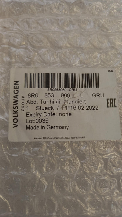 Original OE Volkswagen Tür Zierleiste 8R0853969LGRU