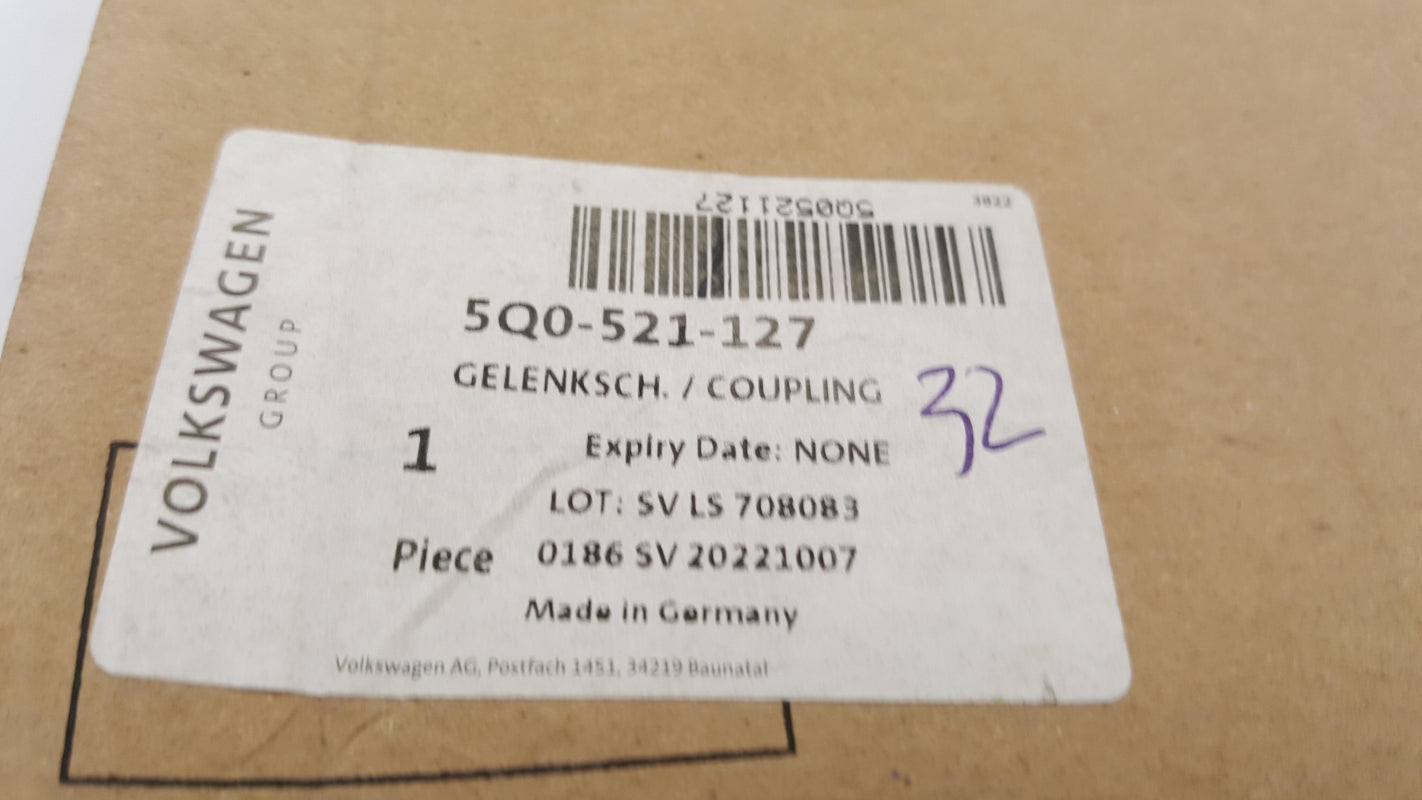 Original OE Volkswagen Gelenkwelle Schwingungstilger 5Q0521127