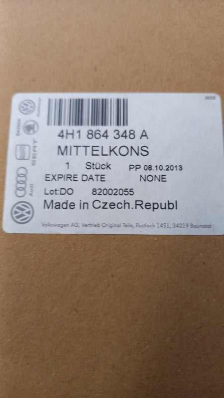 Original AUDI A8 Quattro 4H Mittelkonsole Oberteil Wurzelholz 4H1864348A