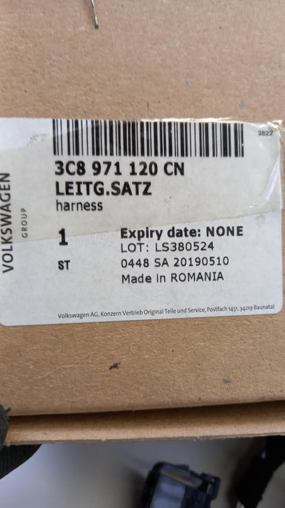 Original VW Passat CC 2012-2017 Tür Kabelbaum Fahrerseite 3C8971120CN