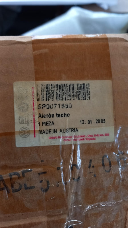 Original SEAT Altea 5P Heckspoiler 5P0071650