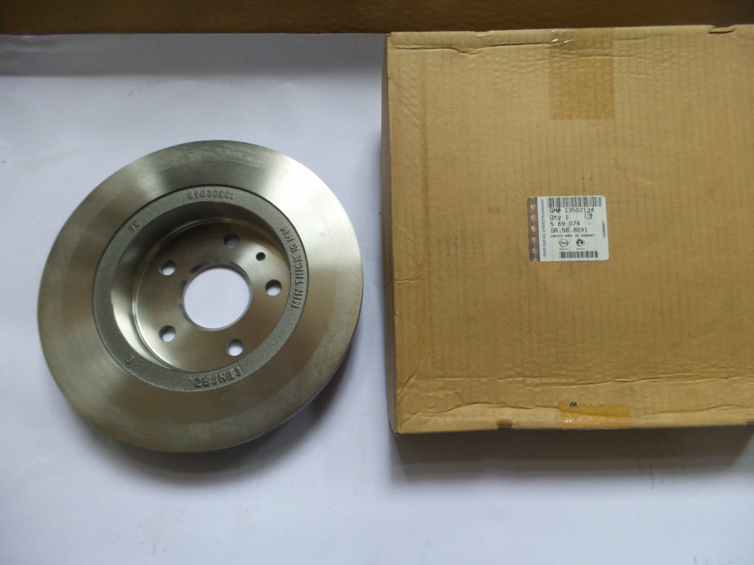 Original OPEL Astra-J Mokka brake disc (1 piece) rear 13502134 