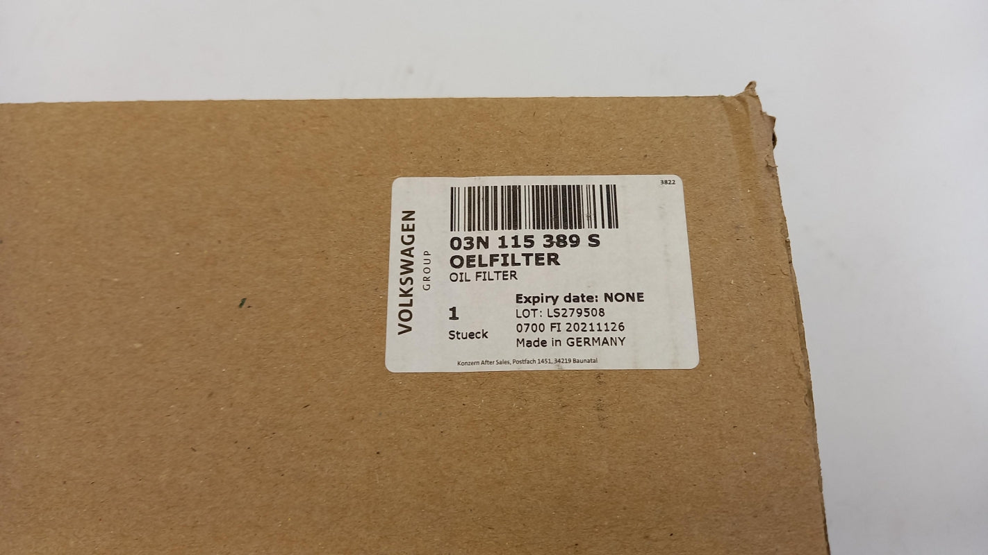 Original AUDI A6 Q5 Ölfiltergehäuse 03N115389S