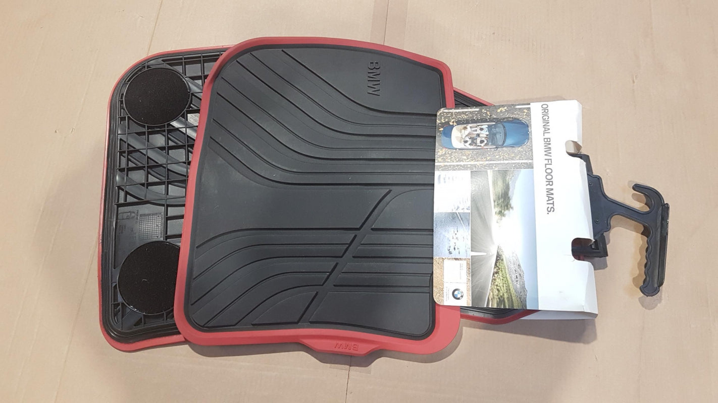 Original BMW 3er F45 F46 Fußmattensatz Allwetter (2 stuk) Vorne 51472287853