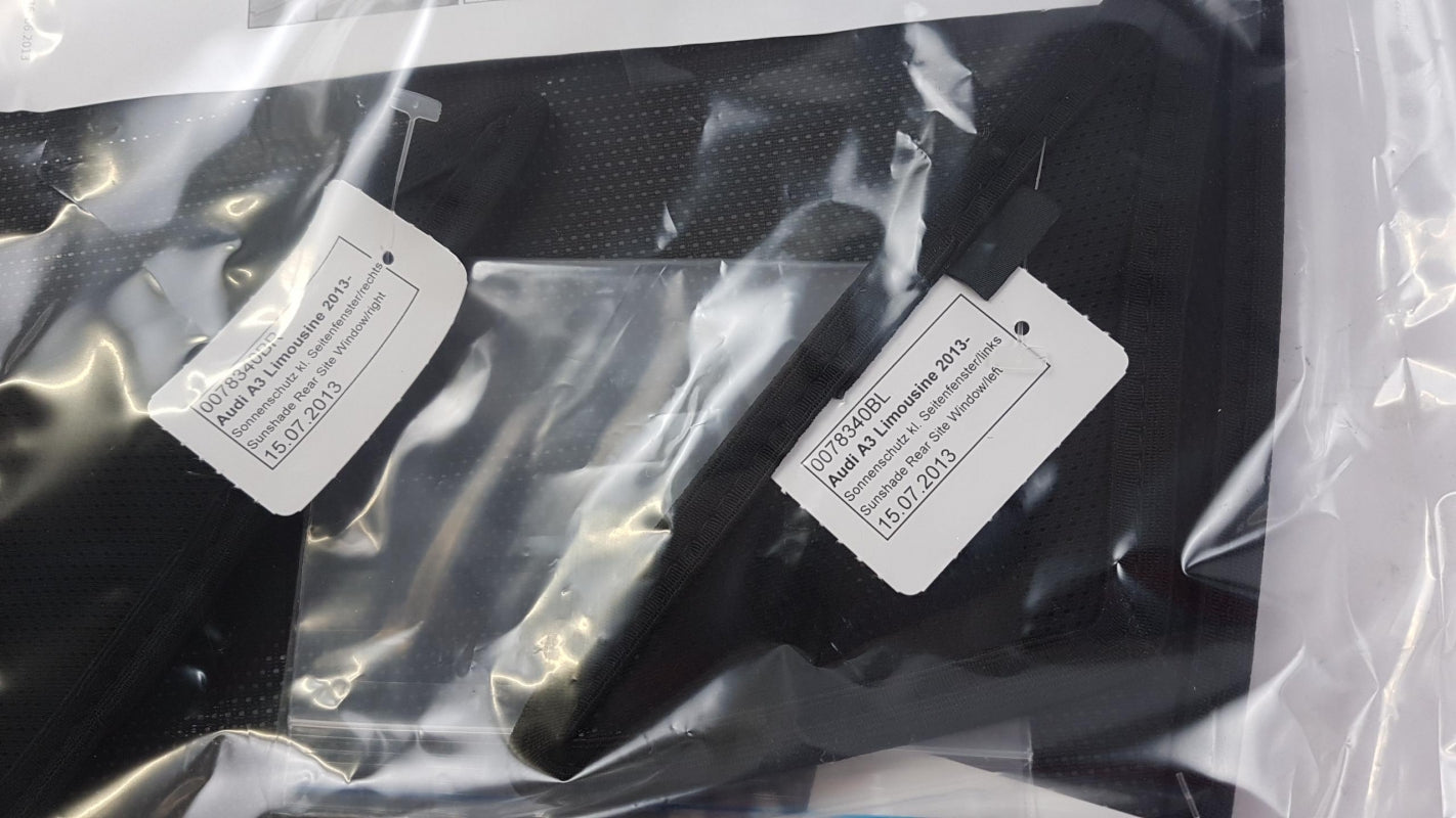 Original AUDI A3 Sonnenschutz für Heck- und Seitenscheibe 3-teilig 8V5064160