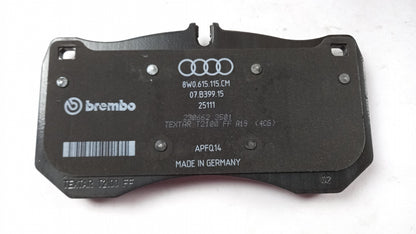 Original AUDI A6 V (2019-) A7 II (2019-) Bremsbeläge Satz Vorne 8W0698151AP