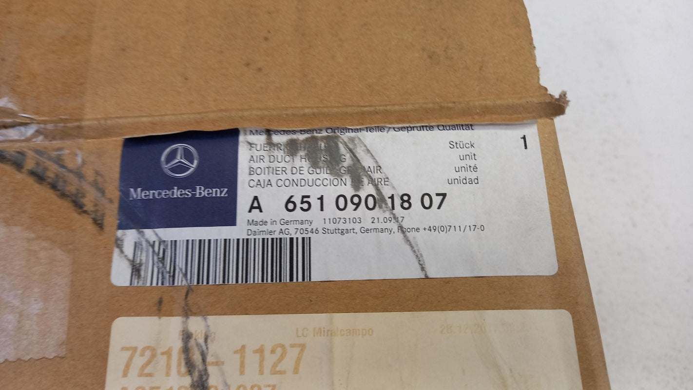 Original OE MERCEDES-BENZ Luftführung A6510901807