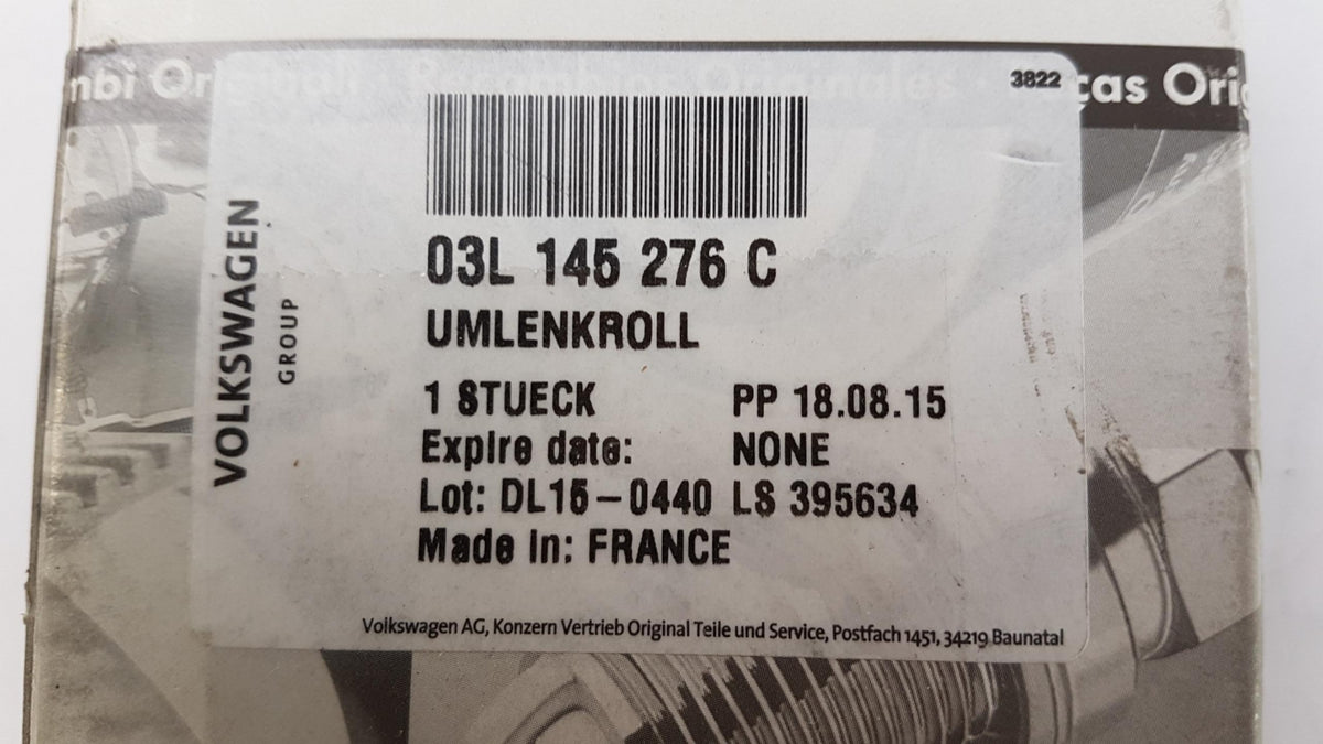 Original OE Volkswagen Riemenspanner 03L145276C