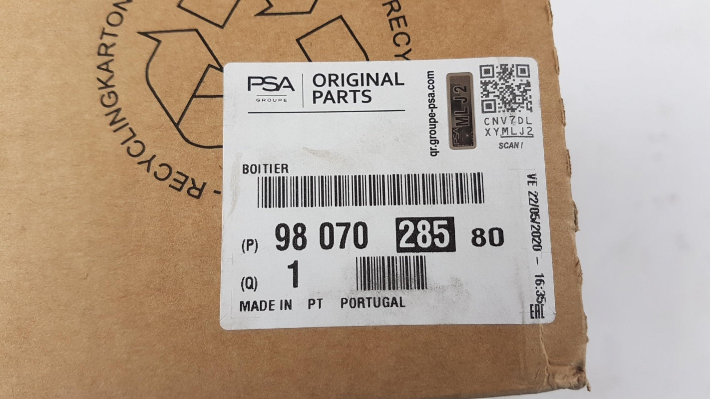 Original PEUGEOT 3008 407 CITROEN C4 I C5 III Sicherungskasten 9807028580