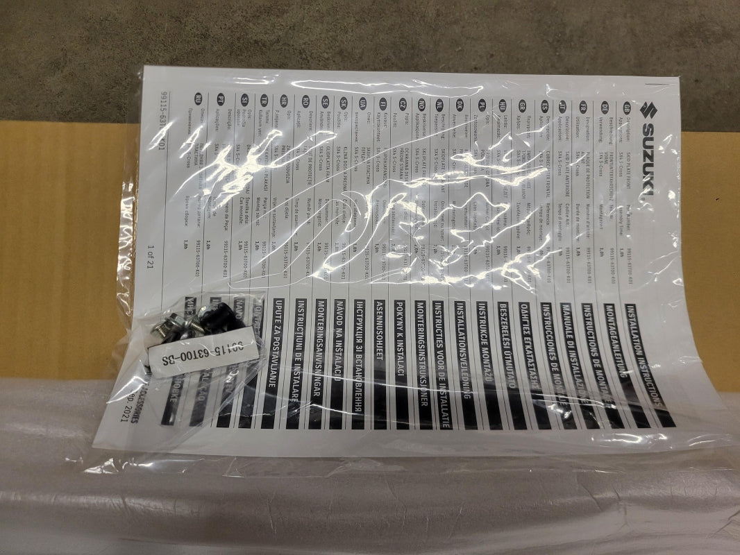 Original SUZUKI S-Cross Hybrid 2021- Stoßstange Schutz 9911563T00K01