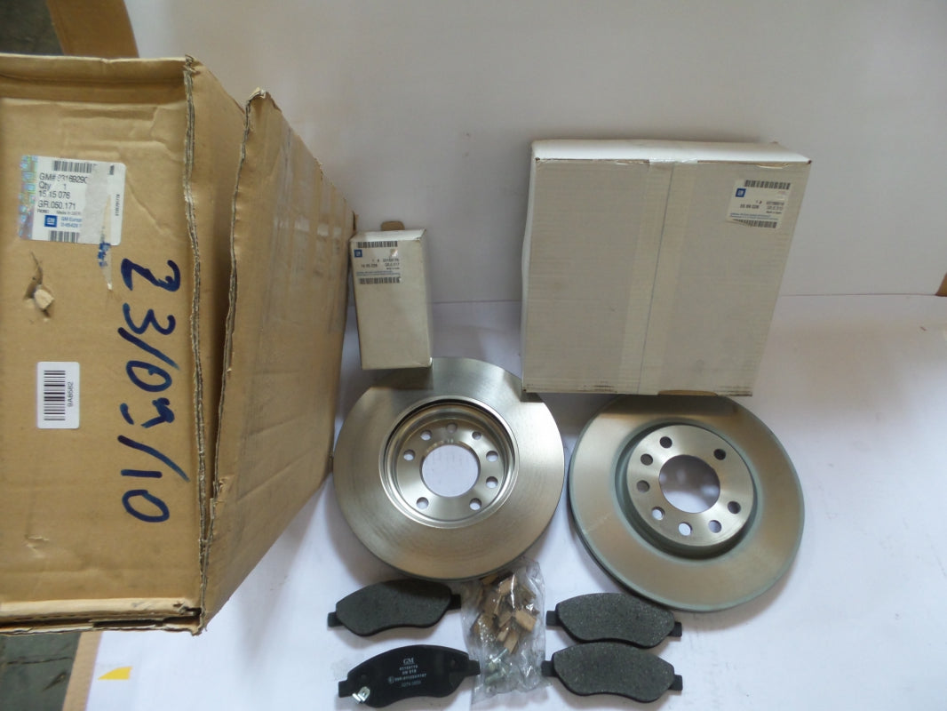 Original OPEL Corsa-D Bremsensatz Bremsscheiben + Bremsbeläge vorne 93169290