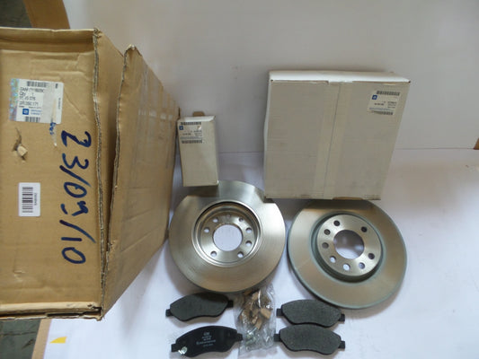 Original OPEL Corsa-D Bremsensatz Bremsscheiben + Bremsbeläge vorne 93169290