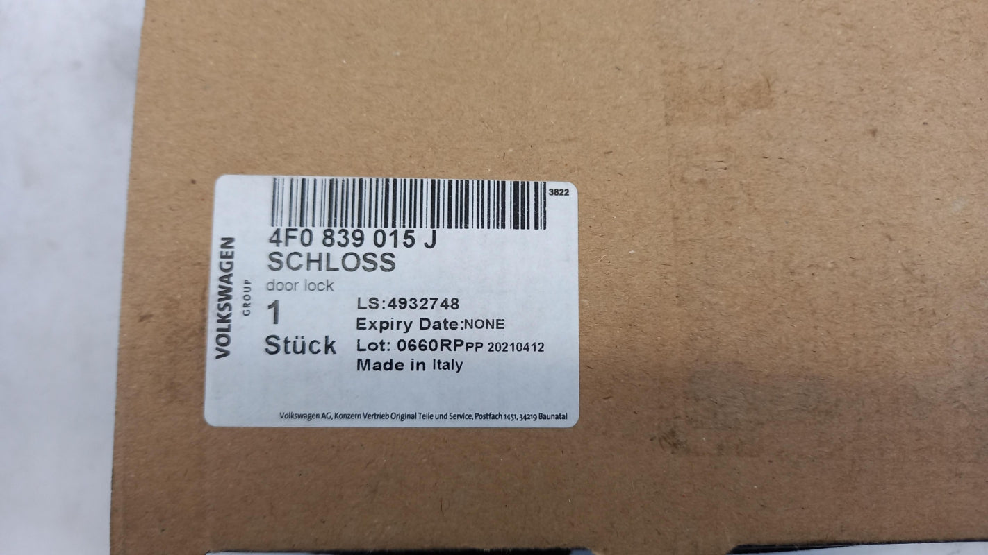 Original AUDI A6 RS6 4F 2007-2011 Türschloss hinten links 4F0839015J