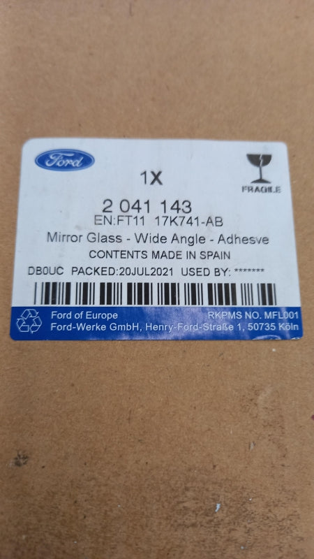 Original OE FORD Außenspiegelglas 2041143