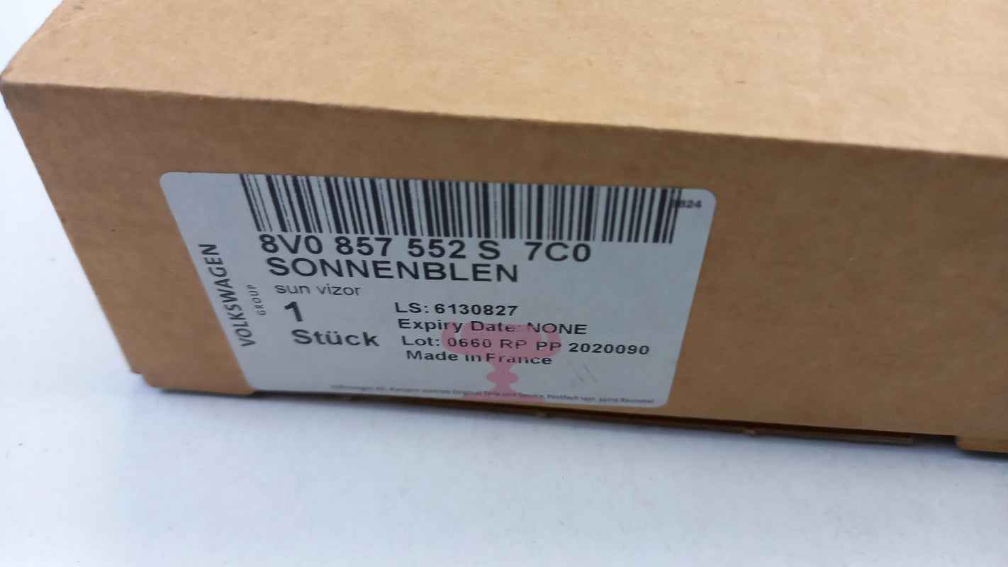 Original OE Volkswagen Sonnenblende 8V0857552S7C0