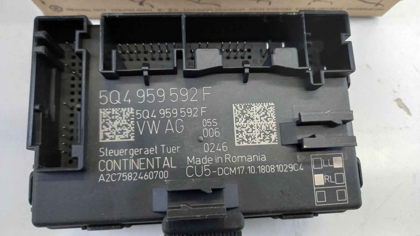 Original OE Volkswagen Zentralverriegelung Steuergerät 5Q4959592F