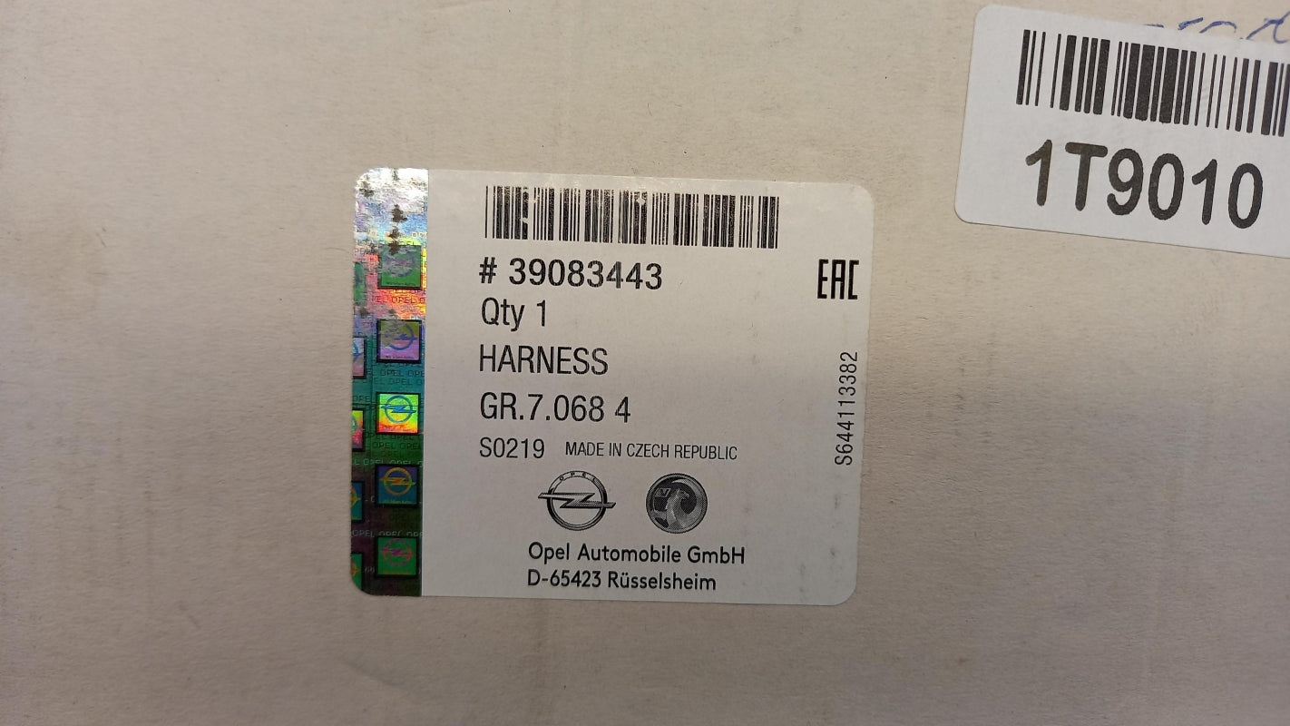 Original OPEL Vivaro-B 14-18 E-Satz Kabelsatz Anhängerkupplung 13 plg 39083443