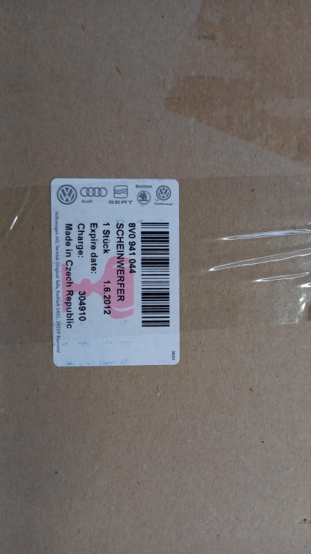 Original AUDI A3 III '13- Bi-Xenon Hauptscheinwerfer rechts 8V0941044