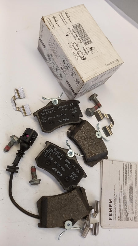 Original VW Lupo Polo SEAT Cordoba Ibiza Bremsbeläge ECO hinten JZW698451F