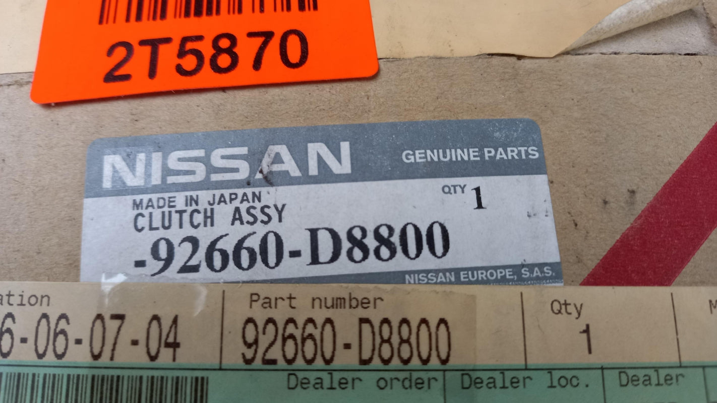 Original NISSAN Klimakompressor Magnetkupplung 92660D8800