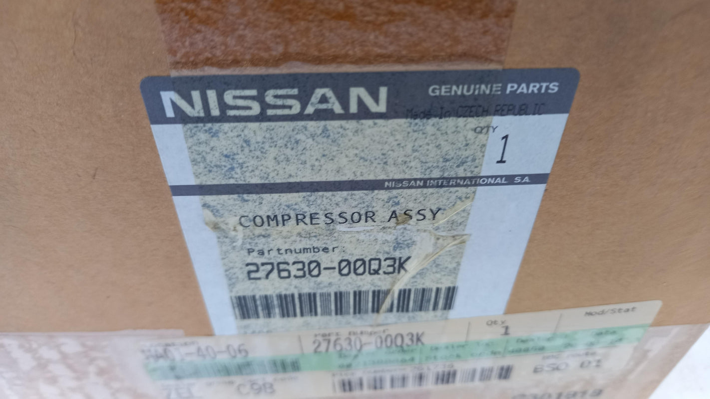 Original NISSAN NV400 Klimakompressor 2763000Q3K