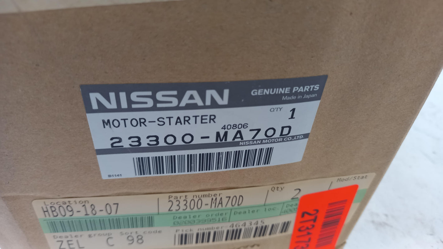 Original NISSAN Atleon Cabstar NT-500 Anlasser 23300MA70D