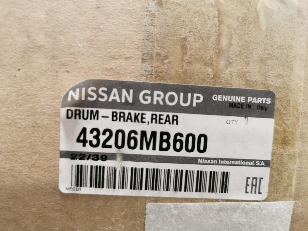 Original NISSAN Cabstar Bremsscheibe (1 Stück) hinten 43206MB600